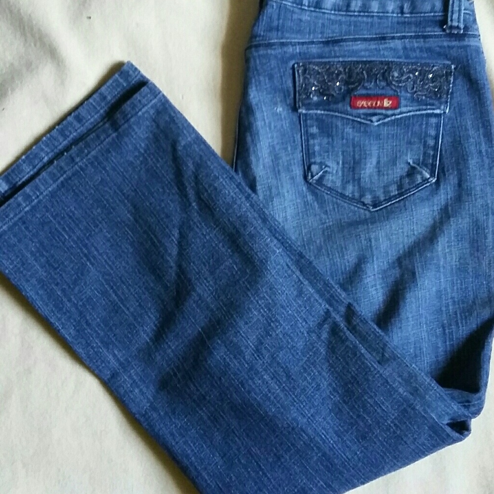 Sasson blue denim jeans - size 12 - Picture 3 of 8